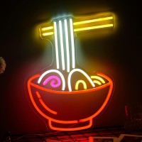 Ramen Neon Sign Ramen Noodle Led Neon Lights For Wall Decor 161X126Neon Billboard Powered By Usb Cool Neon Lights For Restaura