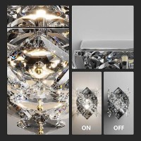 Modern Crystal Wall Sconces Chrome Wall Light Fixtures Luxury Indoor Wall Lamp K9 Crystal Vanity Wall Mount Lamps Industrial Sco