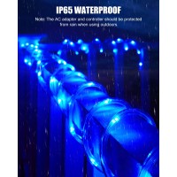 Color Changing Rope Lights Outdoor 99Ft 300 Led Outdoor String Lights With Remote 18 Colors Connectable Rope Lights Twinkle