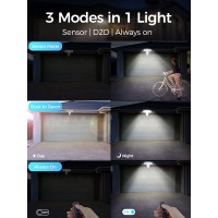 Brightown Flood Lights Outdoor With Remote, 40W 4500Lm Dusk To Dawn Motion Sensor Security Lights 3 Mode Adjustable, 3000K-6500K White Warm Color Adjustment, Ip65 Waterproof Outdoor Lights For Garage