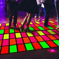 Mixweer 1 Pcs 118 X 39 Inch Disposable Neon Dance Floor 80S 90S Party Decorations Diy Plastic Dance Floor Neon Carpet Runner For