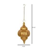 Modern Turkish Vintage Antique Look Moroccan Blue/Gold Ceiling Lights Home Lantern Pendant Gifts Oriental Arabian Hanging Lamp