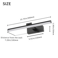 Joosenhouse Picture Light Battery Operated 1575 Inch Long Dimmable Wireless Picture Lights For Paintings Black With Adjustabl