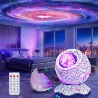 Galaxy Projector, Star Projector Remote Control & White Noise Bluetooth Speaker, Dinosaur Egg Shaped Night Lights For Kids Adults,Light Projector For Bedroom/Home Decor/Party/Gift