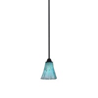 Paramount 1 Light Mini Pendant In Matte Black Finish With 5.5