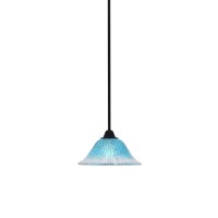 Paramount 1 Light Mini Pendant In Matte Black Finish With 10