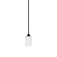 Paramount 1 Light Mini Pendant In Matte Black Finish With 4