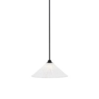 Paramount 1 Light Mini Pendant In Matte Black Finish With 16