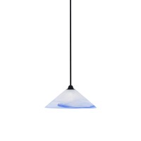 Paramount 1 Light Mini Pendant In Matte Black Finish With 16