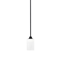 Paramount 1 Light Mini Pendant In Matte Black Finish With 4