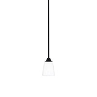 Paramount 1 Light Mini Pendant In Matte Black Finish With 4.5