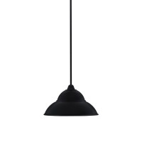 Paramount 1 Light Mini Pendant In Matte Black Finish With 13