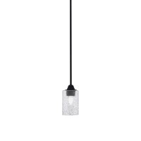 Paramount 1 Light Mini Pendant In Matte Black Finish With 4