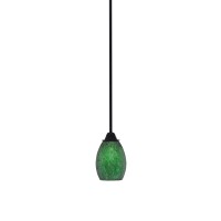 Paramount 1 Light Mini Pendant In Matte Black Finish With 5