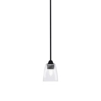 Paramount 1 Light Mini Pendant In Matte Black Finish With 4.5