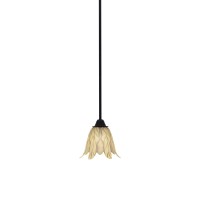 Paramount 1 Light Mini Pendant In Matte Black Finish With 7