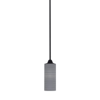 Paramount 1 Light Mini Pendant In Matte Black Finish With 4