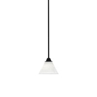 Paramount 1 Light Mini Pendant In Matte Black Finish With 7