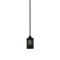 Paramount 1 Light Mini Pendant In Matte Black Finish With 4