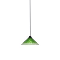 Paramount 1 Light Mini Pendant In Matte Black Finish With 10