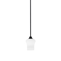 Paramount 1 Light Mini Pendant In Matte Black Finish With 5.5