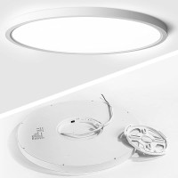 Taloya 6 Pack 158 Inch Led Flush Mount Ceiling Light 36W Daylight Ceiling Light White Flush Mount Light For Bedroom Living R