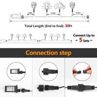 Recesky 70 Led Pumpkin Bat Spider String Lights 226Ft Orange Green Purple Plug In Halloween String Lights With Timing Functio