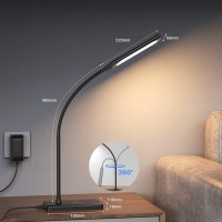 Garmese Led Desk Lamp Touch Adjustable Table Lamp With 10W Wireless Charging 5 Modes And 6 Brightness Levels Eye Protection Rea