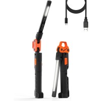 Anylight Rechargeable Work Light 400Lm Mechanic Work Light Magnetic Flashlight With 230 Rotate And Hook Led Work Light For Car