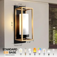 Alvime Outdoor Wall Lights Fixture Exterior Wall Lanterns Waterproofallweather Wall Sconce Porch Outside Lights For Entrywa