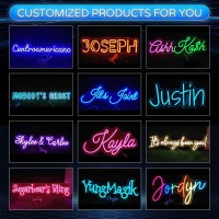 Custom Neon Signs - Led Neon Light Sign - Dimmable Neon Sign Light For Bar, Man Cave, Wedding, Bedroom, Game Room Wall Neon Night Light Decor