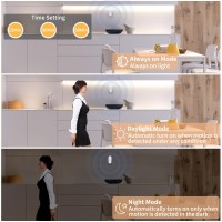 Jesled Under Cabinet Lights With Light & Motion Sensor, Dimmable And Adjustable 2700K To 10000K, 3 Working Modes, Timer, Ip67, 9.8 Ft Led Strip Lights For Cabinet, Counter, Shelf, Bed, Room