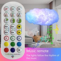 Zokon 3D Big Cloud Lightning Light Kit Decorations For Adults And Kids Indoor Home Bedroom Usb Plug Model 01