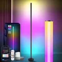 Ysj Rgb Led Corner Floor Lamp Led Floor Lamp Corner Led Lamp Corner Light Color Changing Lamp With Remote And App Control Diy M