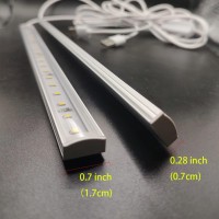 Honebear Under Cabinet Led Lighting 12 Inch Led Light Strip Bar Warm White 3000K Usb Led Light Small Thin Led Under Counter L