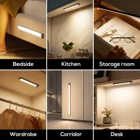 Homelist Under Cabinet Lights 60 Led Wireless Under Cabinet Lighting Motion Sensor Indoor Rechargeable Battery Operated Closet