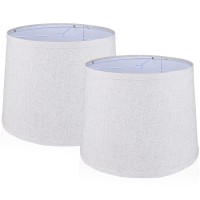 Lamp Shades Set Of 2 Drum Lampshade For Table Lamp Floor Lamps,12.6X11.6X10