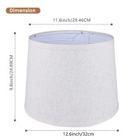 Lamp Shades Set Of 2 Drum Lampshade For Table Lamp Floor Lamps,12.6X11.6X10