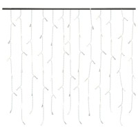 Vidaxl Led Curtain Icicle Lights 3937 400 Led Blue 8 Function