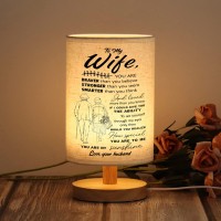 Wsyear Mothers Day Birthday Gifts For Wife, Wife Birthday Gift Ideas, Wedding Anniversary Mothers Day Romantic Gifts For Her, Gifts For Wife From Husband-Engraved Table Lamp