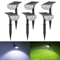 Linkind Solar Spotlights Outdoor Starrays 2In1 Solar Outdoor Lights Ip67 Waterproof Solar Spot Lightsefficient And Durable