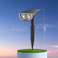 Linkind Solar Spotlights Outdoor Starrays 2In1 Solar Outdoor Lights Ip67 Waterproof Solar Spot Lightsefficient And Durable