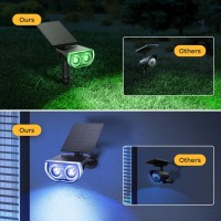 Linkind Rgb Solar Spot Lights Outdoor Solar Lights Outdoor Waterproof Ip67 Color Changing Solar Spotlights For Yard Landscape