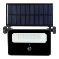 Outdoor Solar Reflector With Motion Sensor, Ip 65 Waterproof, Solar Light Outdoor, Easy Installation, Cold Light, For Garden, Patio, Terrace Illux Ms-2916.N65