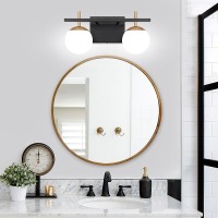 Zsmihdoh Bathroom Light Fixtures Over Mirror Mid Century Modern Bathroom Vanity Light Globe Bathroom Lighting Fixtures With Mi