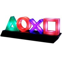 Ready to launch the game This beautiful table lamp will bring THE geek touch to your home 321 ready Geekez Mood lamp Playstation Officially licensed product Inspired by buttons on PlayStation controllers 2 lighting modes the lamp reacts to ambient music o