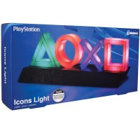 Ready to launch the game This beautiful table lamp will bring THE geek touch to your home 321 ready Geekez Mood lamp Playstation Officially licensed product Inspired by buttons on PlayStation controllers 2 lighting modes the lamp reacts to ambient music o