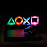 Ready to launch the game This beautiful table lamp will bring THE geek touch to your home 321 ready Geekez Mood lamp Playstation Officially licensed product Inspired by buttons on PlayStation controllers 2 lighting modes the lamp reacts to ambient music o