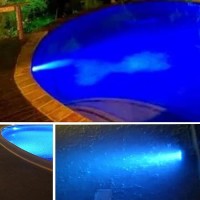 Tensul Blue Pond Lights 10W Led Underwater Light 900Lm Ip68 Waterproof Aluminium Case Fountain Lights Outdoor Landscape Light