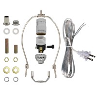 Floor Lamp Making Kit Repair Or Rewire Lamps With All Premium Essential Parts 10 Inch Harp And Extra Long 12 Foot Cord Includ